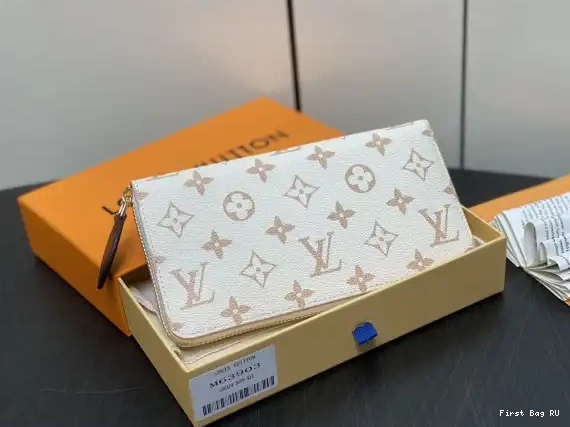 First bag ru VUITTON Zippy WALLET-19.5*10.5*2.5cm Portefeuille LOUIS 0520